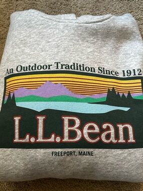 L.L. Bean Men’s Essential Graphic Sweatshirt Hoodie